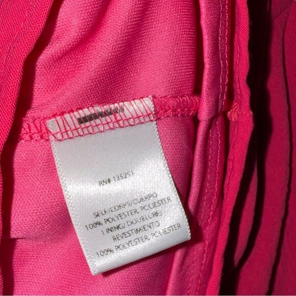 Fraiche by J Long Sleeve Tie Front Dress In Cherry Size Large NWT - Picture 8 of 10